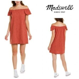 Madewell off the shoulder dress